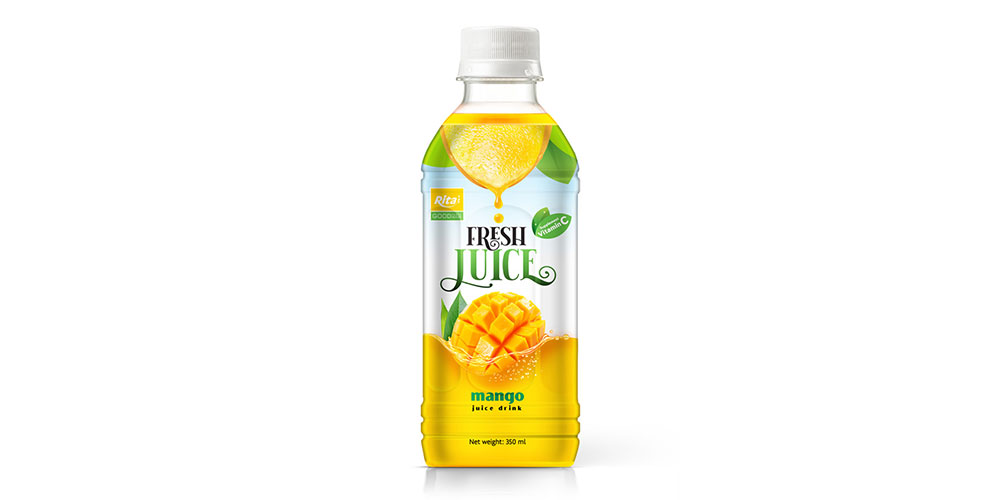 Fresh Juice 350ml Pet Bottle Mango Juice Rita Brand