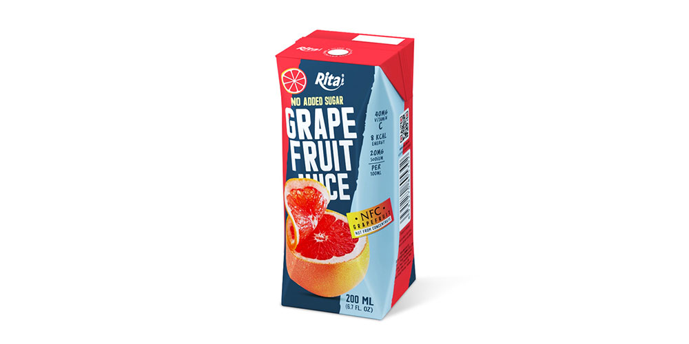 Grapefruit Juice 200ml Paper Box   