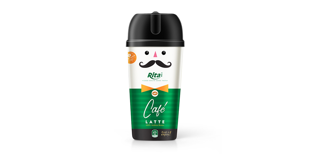 Latte Coffee 360ml PP Bottle Rita Brand