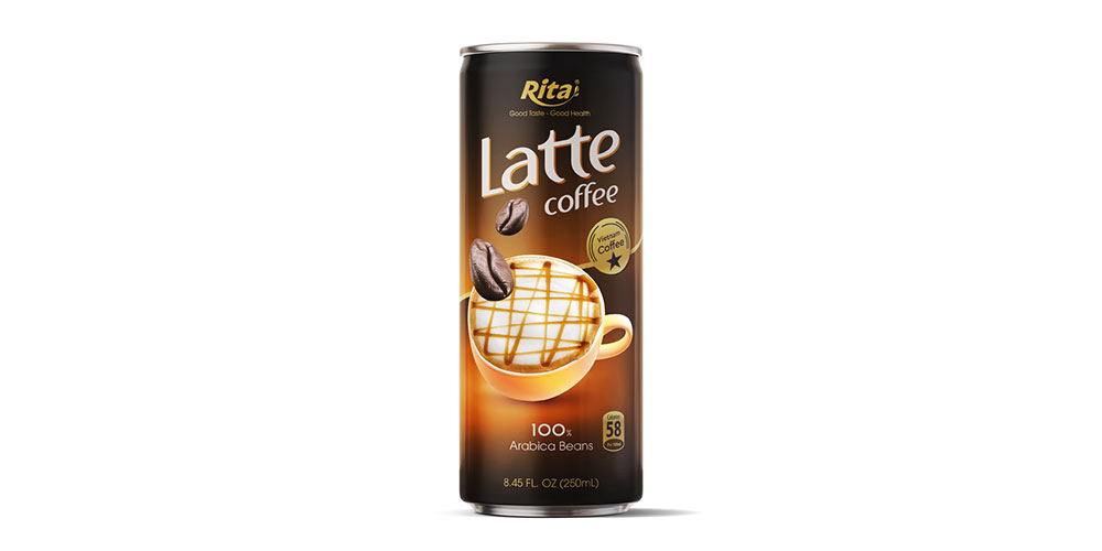 Latte Coffee 250ml Alu Can Rita Brand