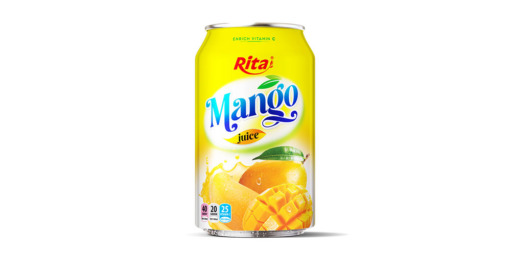 OEM 330ml Can Mango Juice Rita Brand
