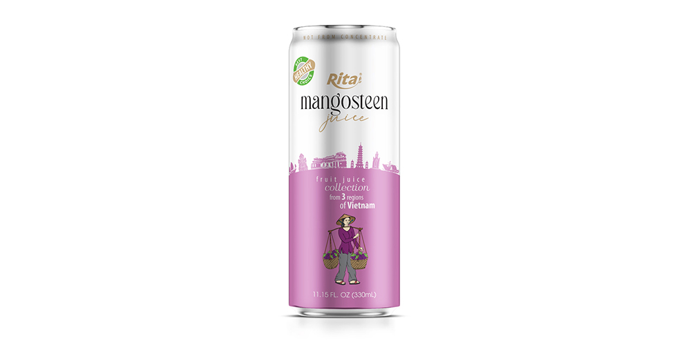 3 Regions Mangosteen Juice Drink 330ml Alu Can