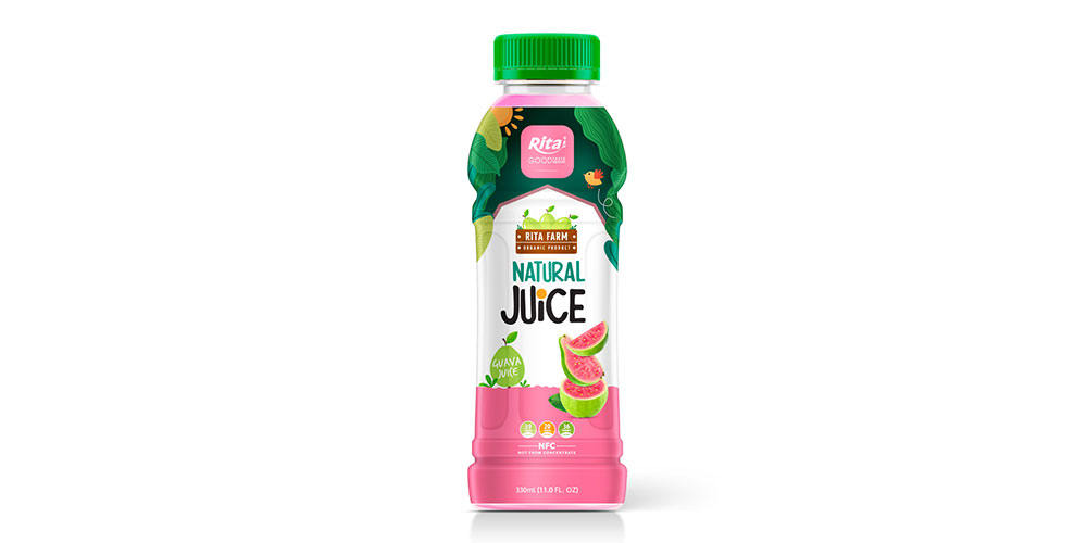 330ml Pet Bottle Natural Guava Juice Drink 