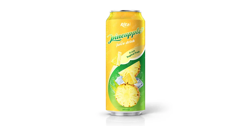 Pineapple Juice 500ml Alu Can Rita Brand