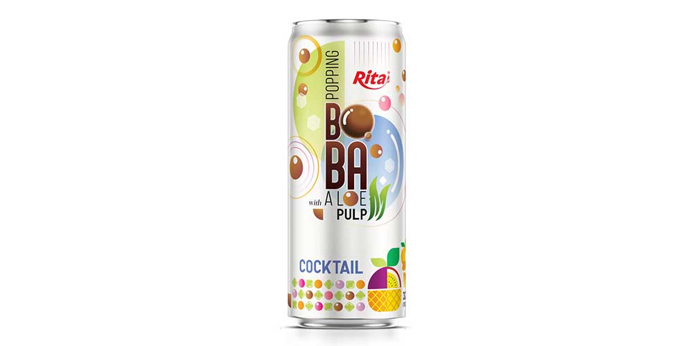 320ml Sleek Can Cocktail Flavored Bubble Tea