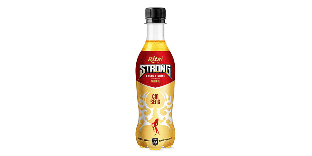 Strong Energy Drink 400ml Bottle Rita Brand 