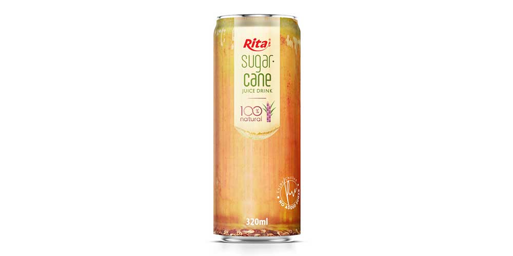 100% natural Sugarcane juice drink 10.8 fl oz cans