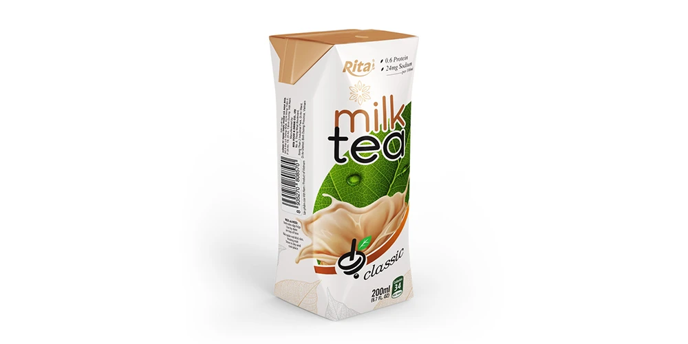 Milk Tea 200ml Paper Box Rita Brand