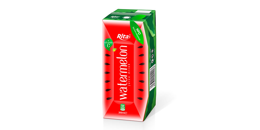 Paper Box 200ml Watermelon Juice Rita Brand