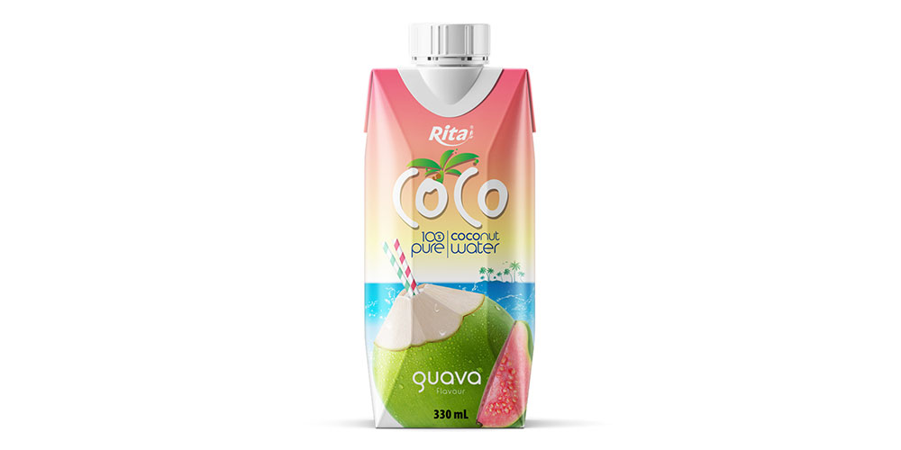 Supplier Pure Coconut Water Guava Juice Drink 