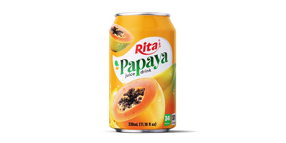 Wholesale Natural Papaya Juice Drink 11.16 fl oz 