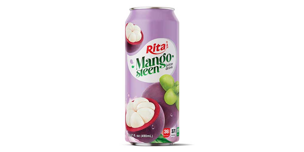 Wholesale Bulk Buy 490ml Alu Can Mangosteen Juice Drink