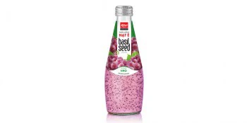 Chia and Basil Seeds Supplier Basil Seed Drink 290ml Glass Bottle