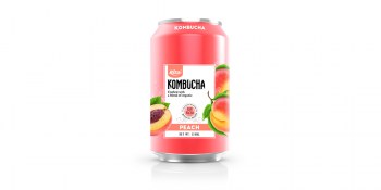 Kombucha-Peach-330ml-Can-chuan
